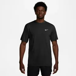 NIKE UV Hyverse Dri-FIT kurzarm Fitnessshirt Herren 010 - black/white XXL