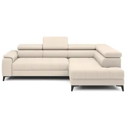Ecksofa Chivas Stoff Pearl