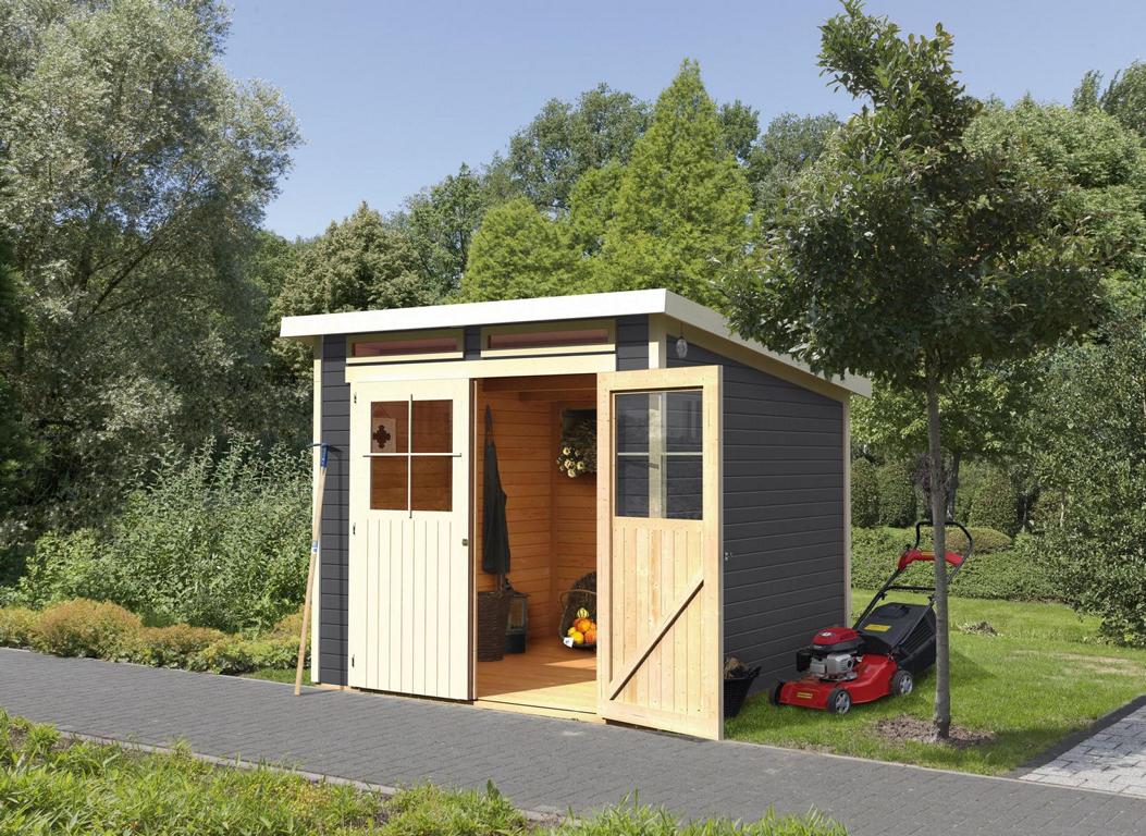 KARIBUHOLZT SH Glücksburg 4 t-grau 213x217x220 08430553