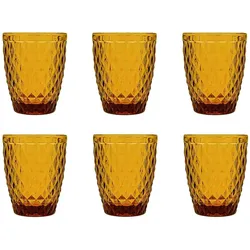 zzz_ArchivedbyPCD_Medard de Noblat MÃdard de Noblat - Diamond - Glas 22 cl - Geel - 6 delig (71170170), Trinkgläser, Gelb