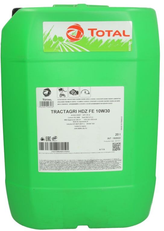 Motoröl TOTALENERGIES 2182022 TRACTAGRI 10W30 HDZ 20L