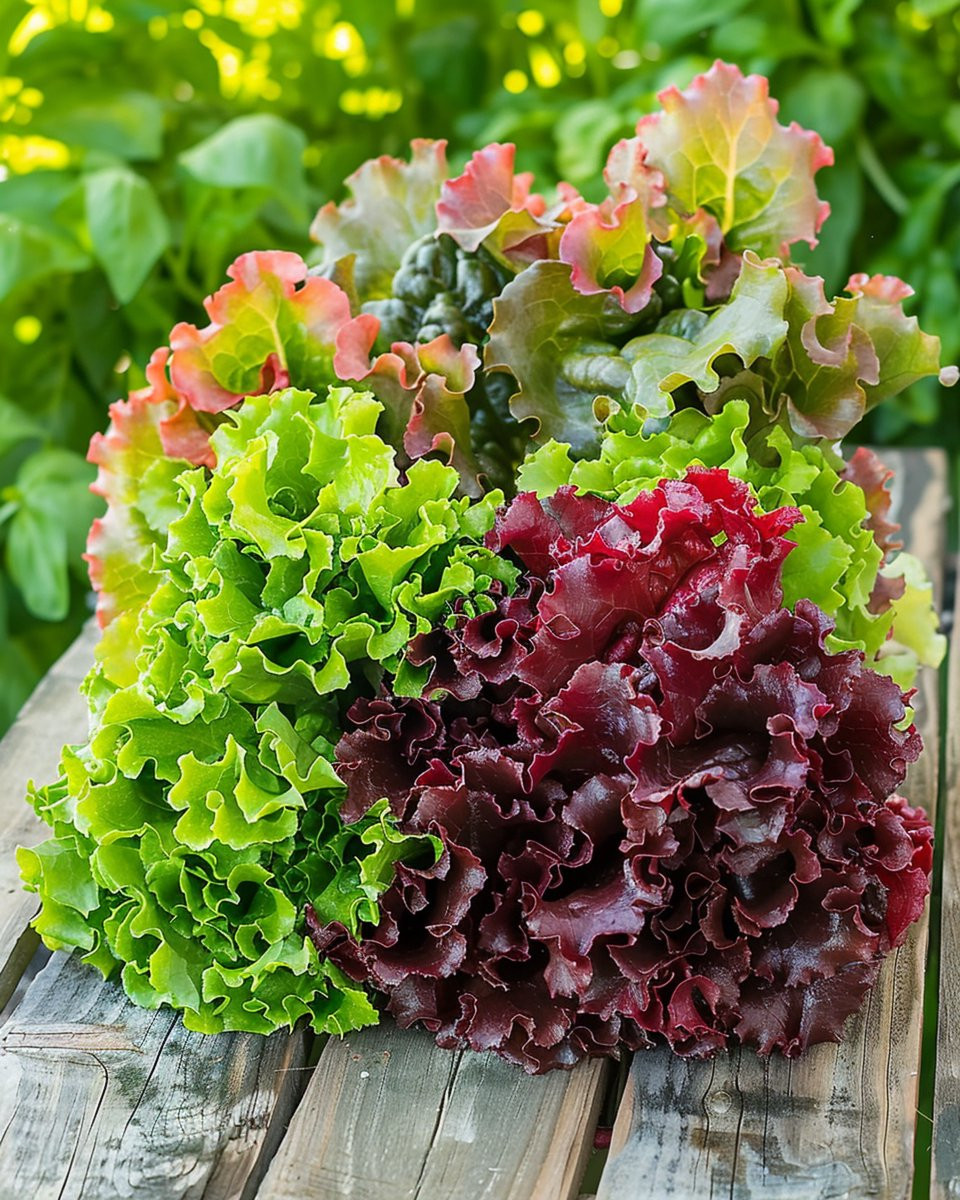 Sla Zaden Lactuca Sativa Mix van Rood en Groene Slasoorten