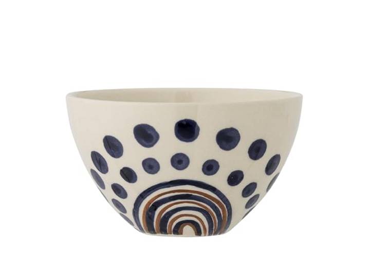 Bloomingville Shama schaal, oranje, aardewerk; D12xH7,5 cm
