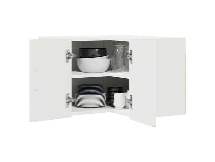 1pc Blanc Armoire base/Caisson de cuisine - SWEETY Armoire de cuisine avec étagère Blanc brillant 57x57x40cm CL11377871642