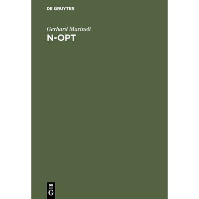 n-opt, Gebundene Ausgabe von Gerhard Marinell, De Gruyter Oldenbourg, 978-3-486-23229-5