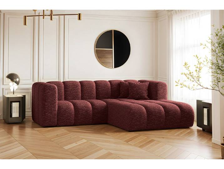 Kaiser Möbel Ecksofa L-form Sofa Grand Modular Stoff Haga und Salvador, Große Auswahl an Farben, moderner Stil, modular