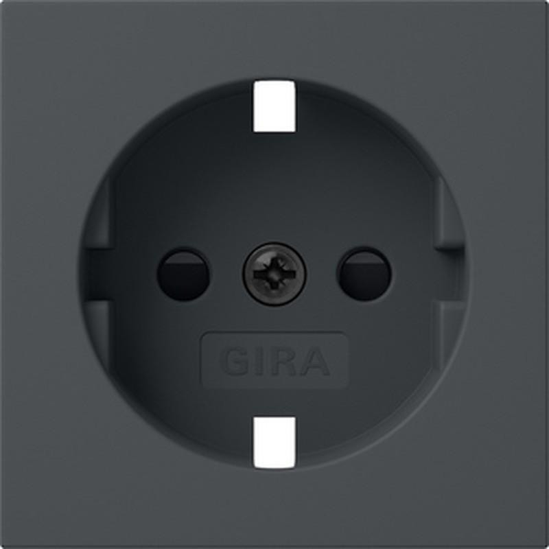 Gira Schuko-stopcontact SP-systeem 55, antraciet