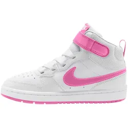 NIKE Court Borough Mid 2 Sneaker jüngere Kinder 135 - white/playful pink 35