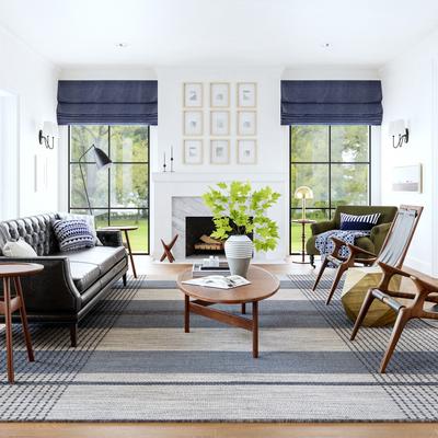 Nuloom Portland Plaid Wool Area Rug