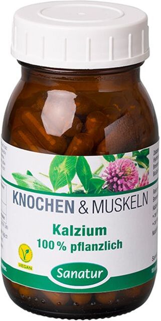 Sanatur Kalzium 100% pflanzlich Kapseln 100 St