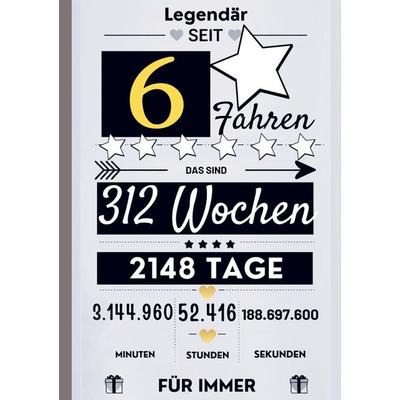 Notizbuch für Jungen 6 Jahre- Geburtstagsgeschenk für 6 jährige Jungen, Taschenbuch von Geburtstags Geschenkbücher, Bookmundo, 978-94-038-6245-3