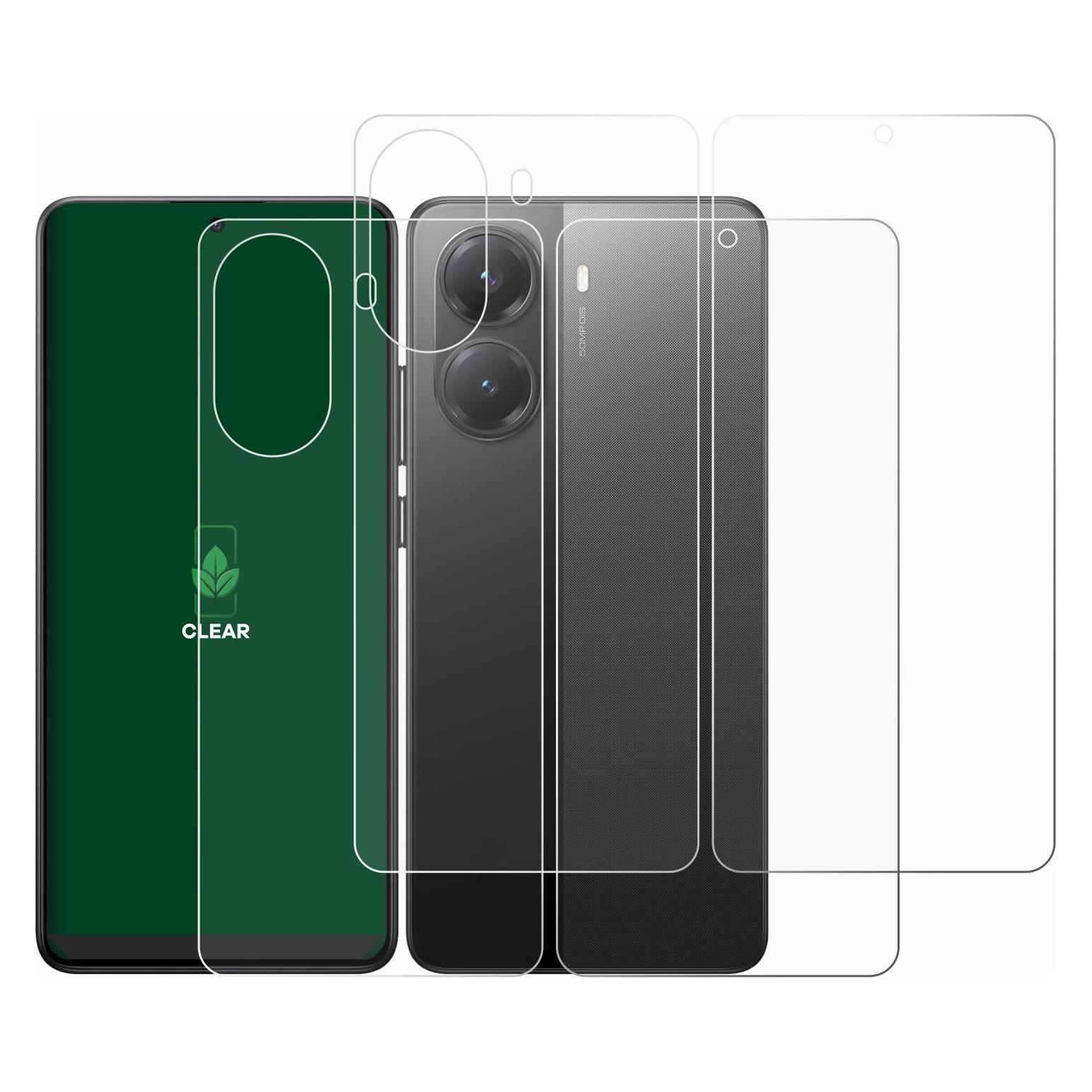 ScreenLeaf Schutzfolie für Xiaomi Poco X7 Pro (Display+Rückseite) Displayschutz Display Schutz Folie Klar T (Xiaomi Poco X7 Pro) (6157932)