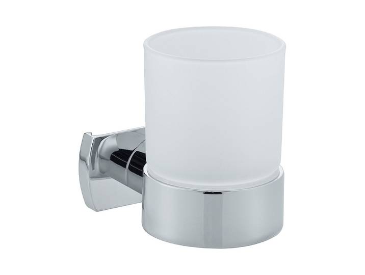 DiAqua Biasca Glashalter Einfach Verchromt 10.5 × 9.6 × 6.9 cm