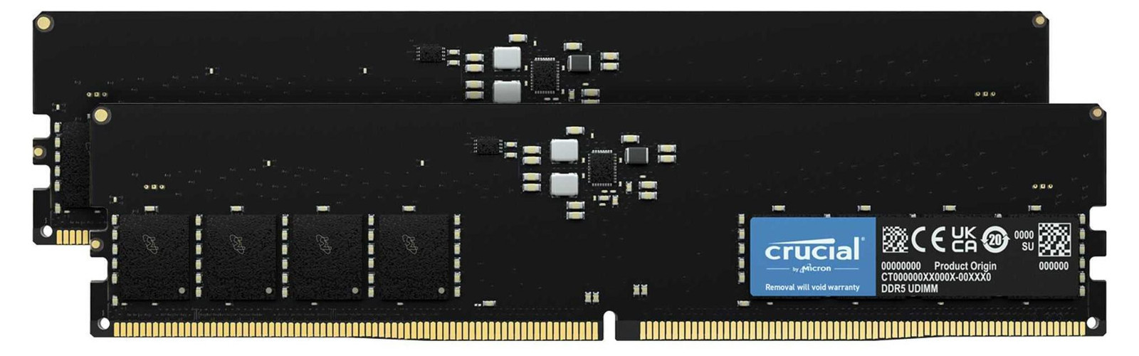 Crucial DDR5-4800 UDIMM RAM Kit 32GB (2x16GB) CL40