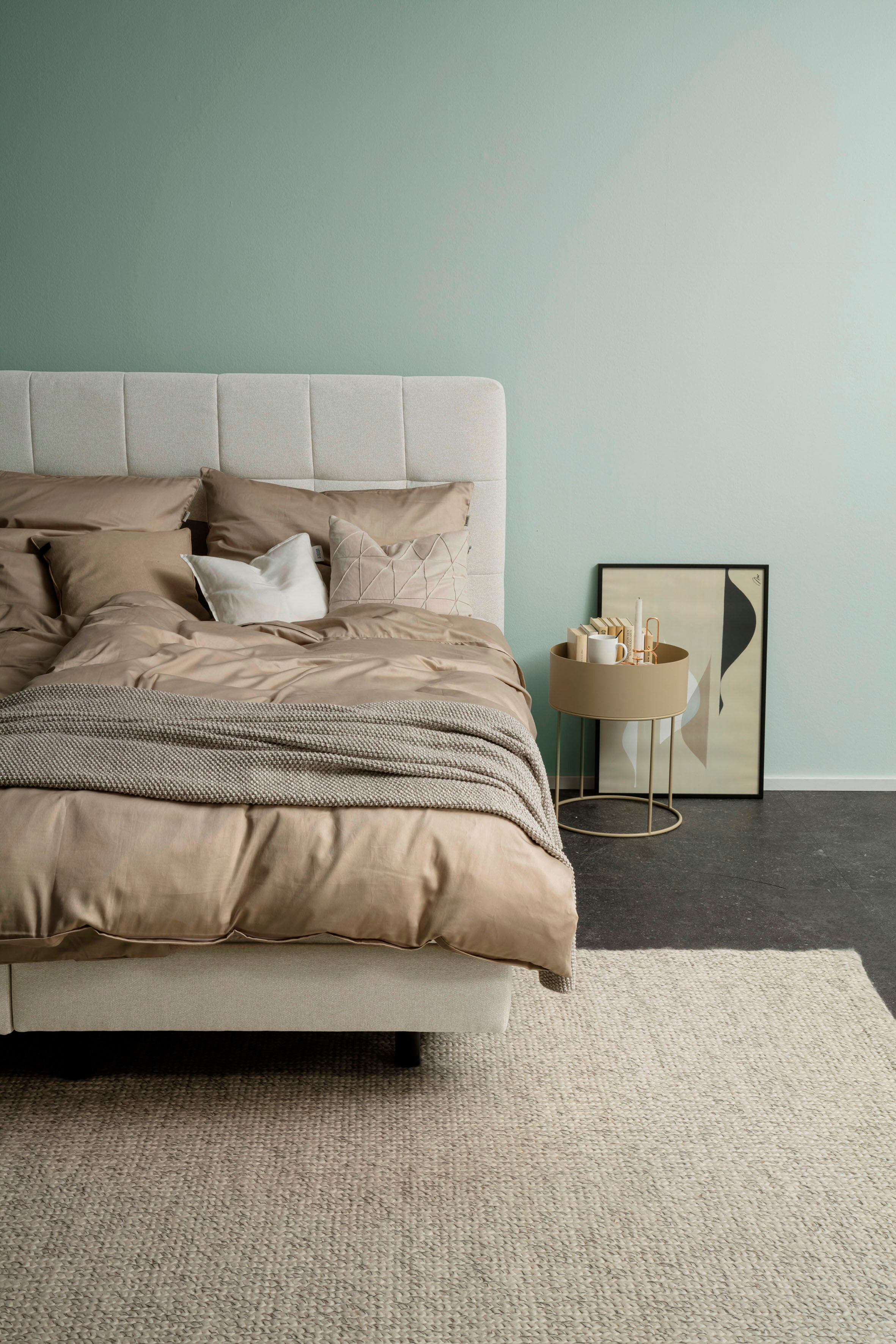 Bettwäsche "Pure", beige (sand, beige, natur), B/L: 200cm x 200cm, 1 Stk., 2 Stk., Satin, B/L: 80cm x 80cm & 80cm x 80cm, 3 Stk., Satin, Obermaterial: 100% Baumwolle, SCHÖNER WOHNEN-KOLLEKTION, Bettwäsche, Bettwäsche, Satinbettwäsche aus 100% reiner Baumw