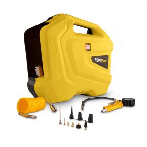 POWERPLUS Kompressor POWX1706, 84 dB(A), 1100 W, 230V, 8 bar, ölfrei, mit Manometer
