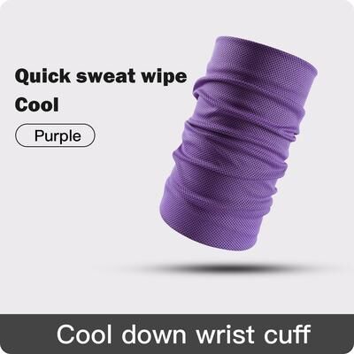 Market Central Breathable Sports Wrist Sweatband Tennis Basketball Fitness Wrist Wrap Support purple