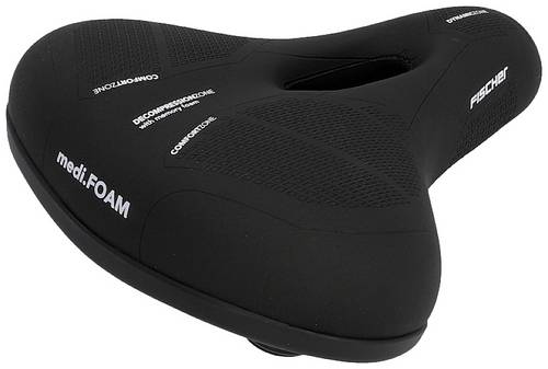 FISCHER FAHRRAD R.E.Med MEMORY FOAM Sattel Schwarz