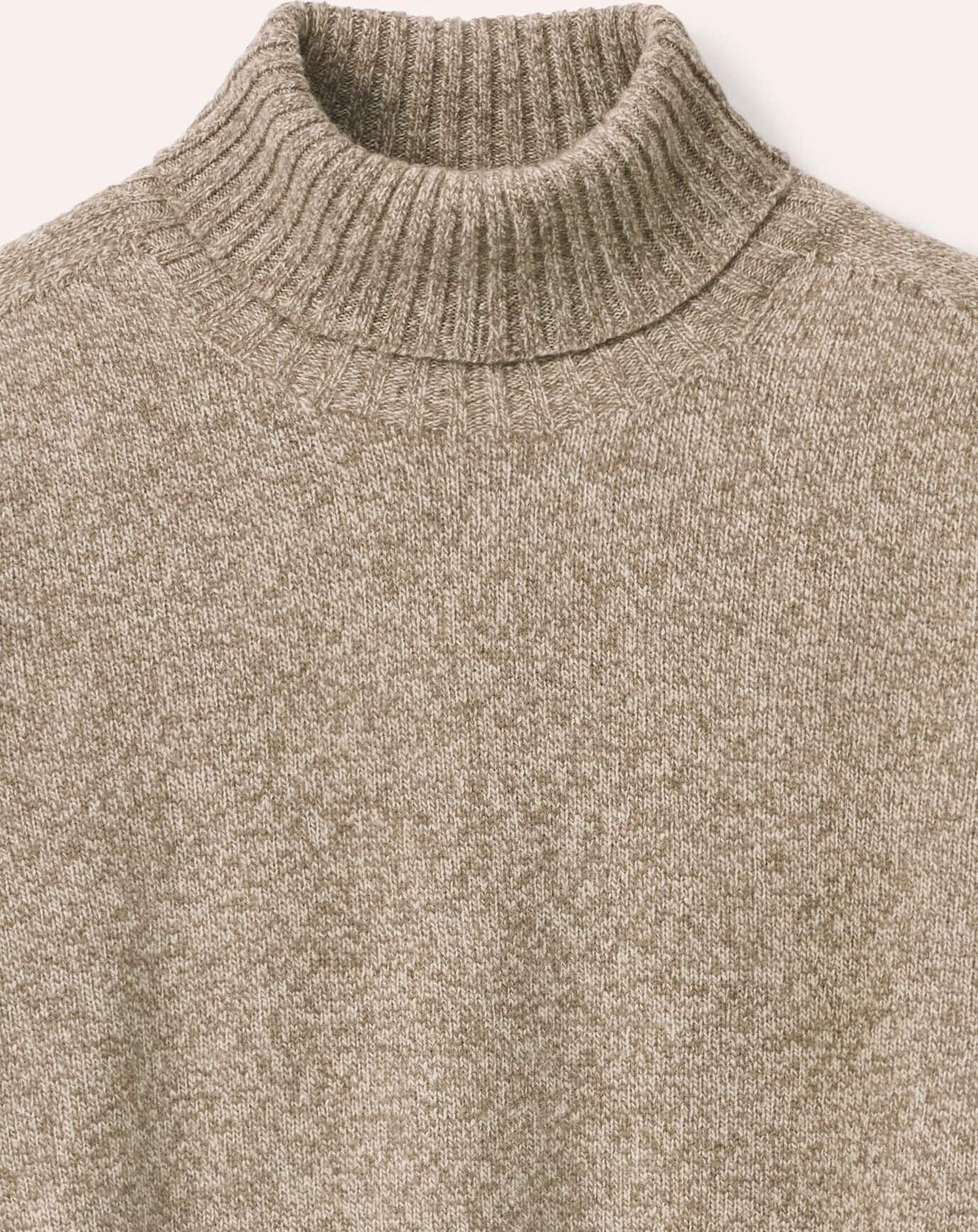 Walbusch Rollkragenpullover aus Lammwolle, noch offen: Größenlauf, Farbe Beige, 50, 100% Lammwolle nahtlose Seamless Fertigung Herren