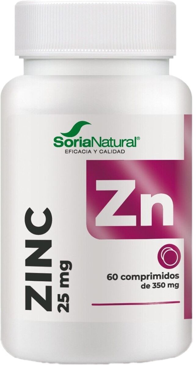 Soria Natural Zinc 60 Tablets Sustained Release