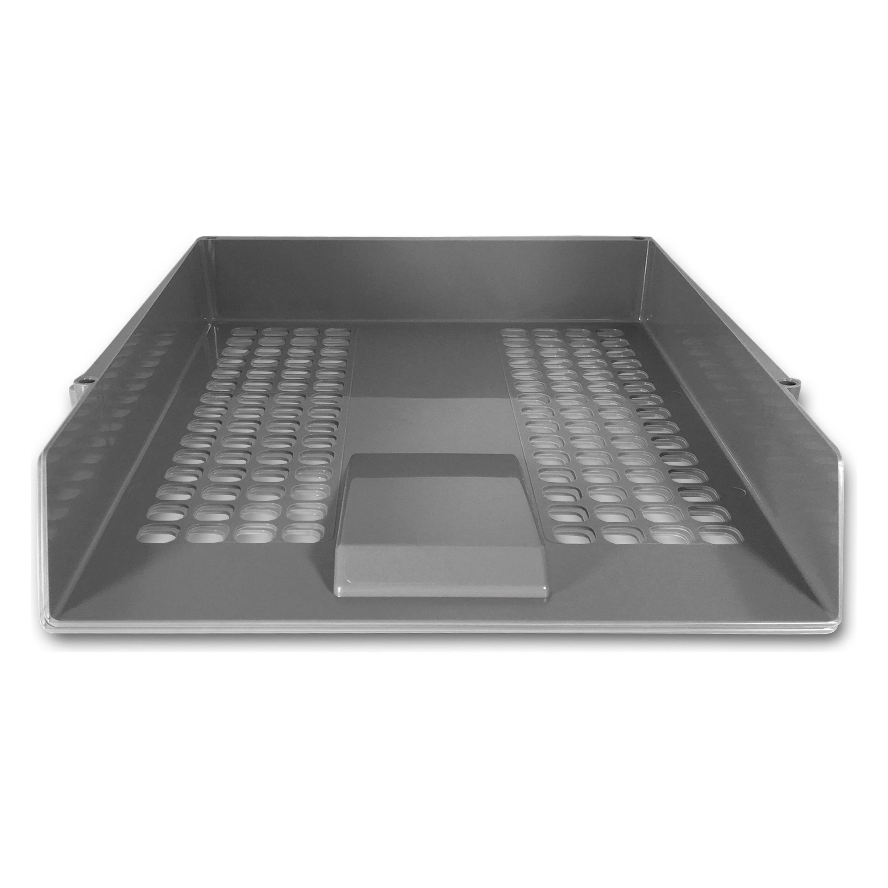 Deflecto Briefablage "Contract", grau (A4) (CP043YTGRY)