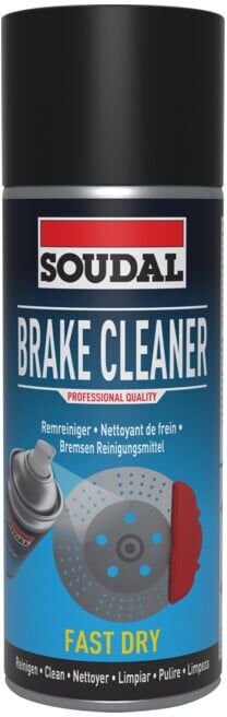 Soudal Spray Technique Nettoyant Frein 400ml (119712)