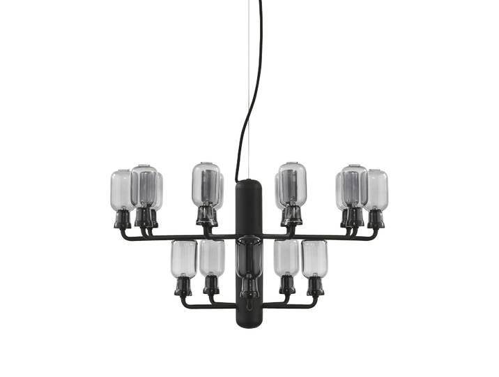 Normann Copenhagen Lustre Amp gris -noir