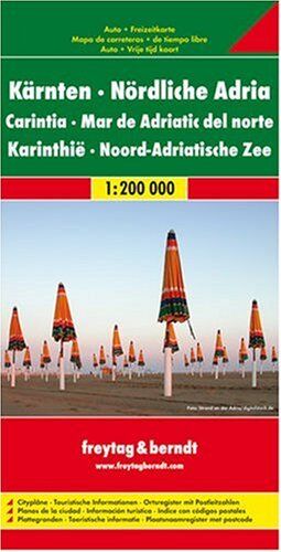 Freytag-Berndt und Artaria KG - Freytag Berndt Autokarten, Kärnten - Nördliche Adria - Maßstab 1:200 000 - Preis vom 10.10.2026 11:48:34 h