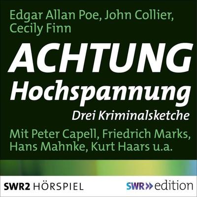 Achtung Hochspannung - Edgar Allan Poe,John Collier,Cecily Finn, Audio, 9783956154676