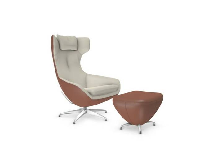 Leolux Caruzzo Drehsessel - Leder Ceras 2620 Auburn 9910 Prist