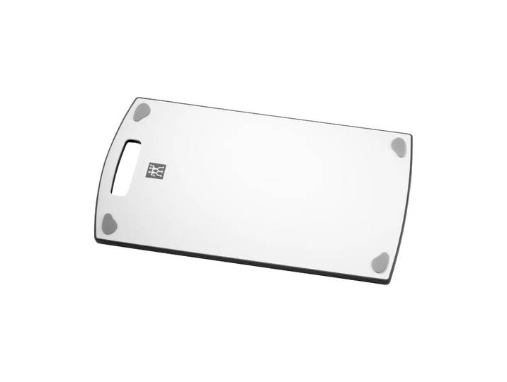 Zwilling Planche à découper réversible Zwilling plastique blanc-gris 38x22x1,5 cm