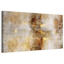 Leinwandbild Magic of Luxury Braun/Goldfarben ca. 120x40cm