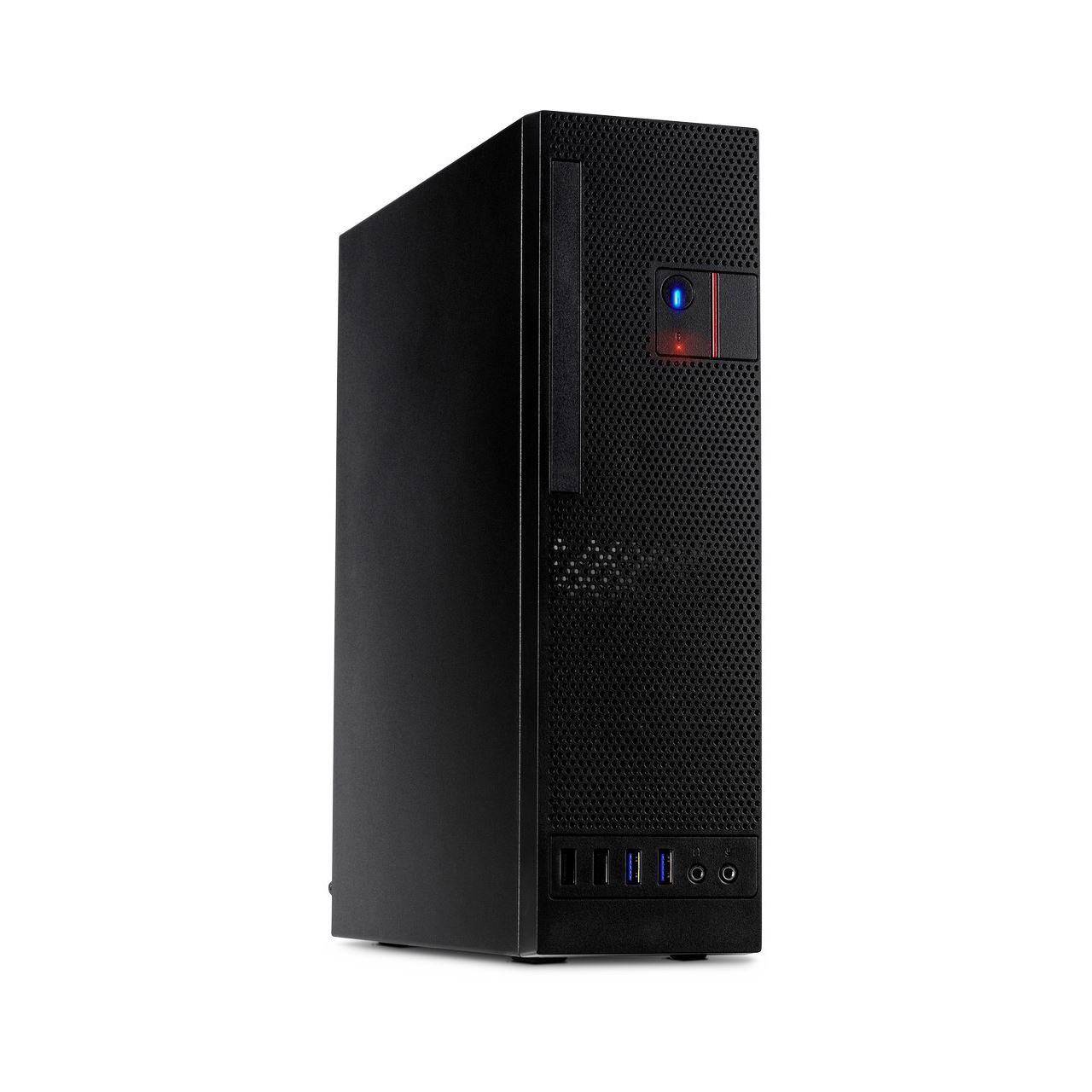 Inter-Tech S-331 Mini Tower ohne Netzteil schwarz