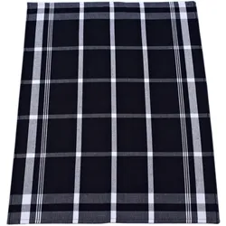 Geschirrtuch BLOCK (BL 50x70 cm) - schwarz - BL 50x70 cm