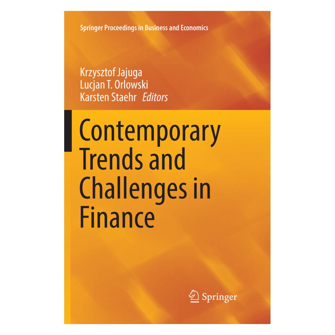 Springer Contemporary Trends and Challenges in Finance (Englisch, Softcover, Karsten, Krzysztof Jajuga, Lucjan, Staehr, T Orlowski) (56006222)