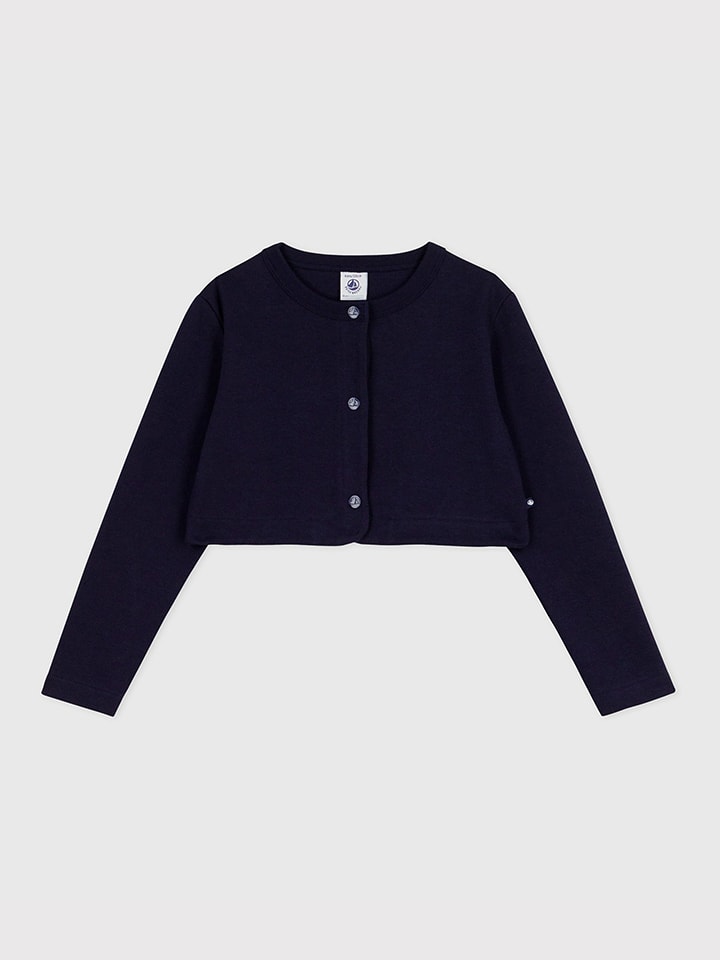 PETIT BATEAU Cardigan in Dunkelblau - 116