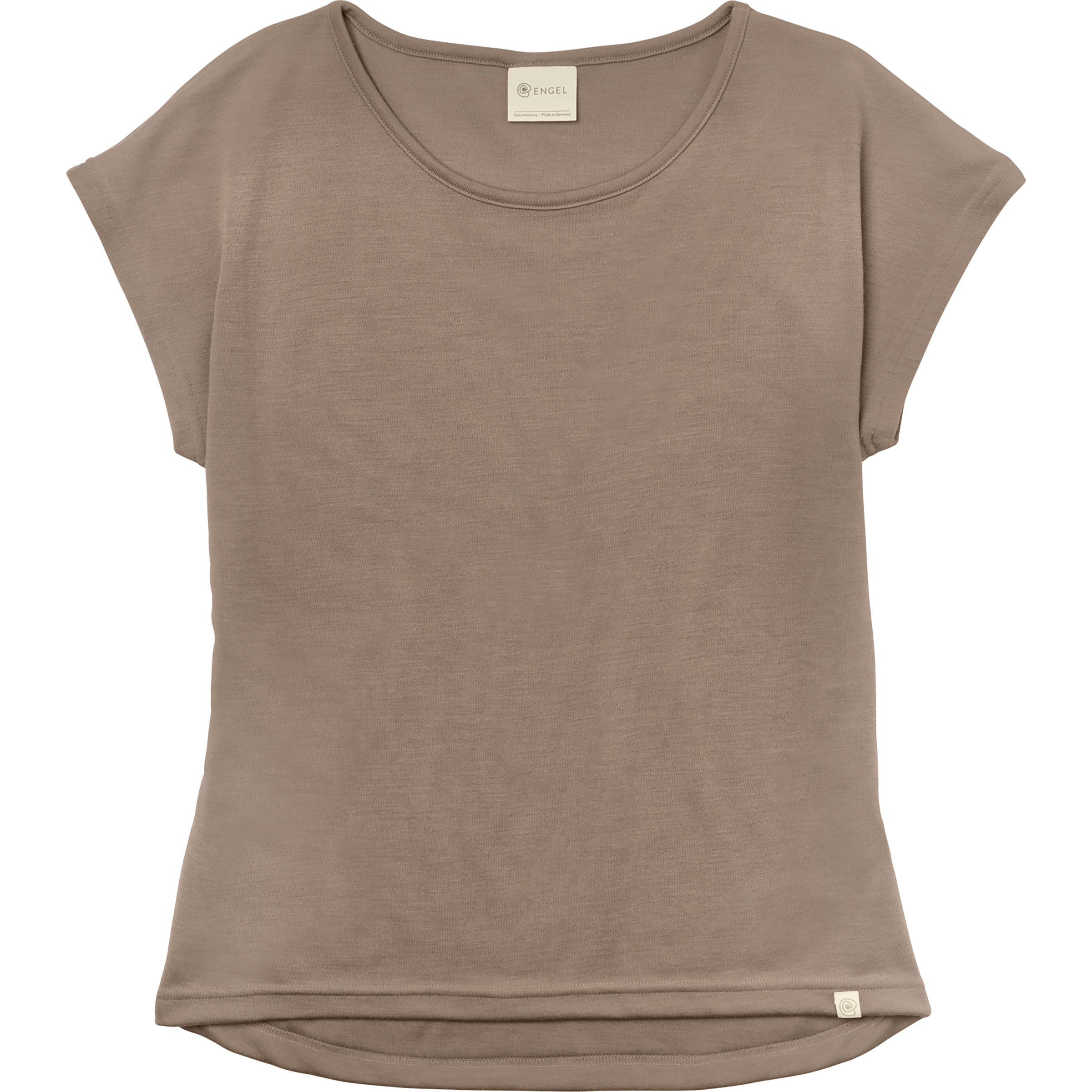 Engel Damen T-Shirts braun Größe S Lifestyle Schnell trocknend Merinowolle