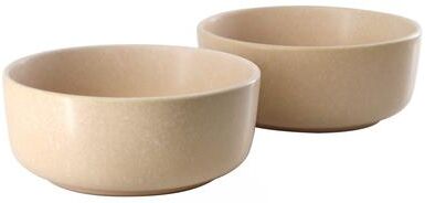 Soho Lounge Set of 2, 6 Inch Stoneware Cereal Bowl Beige