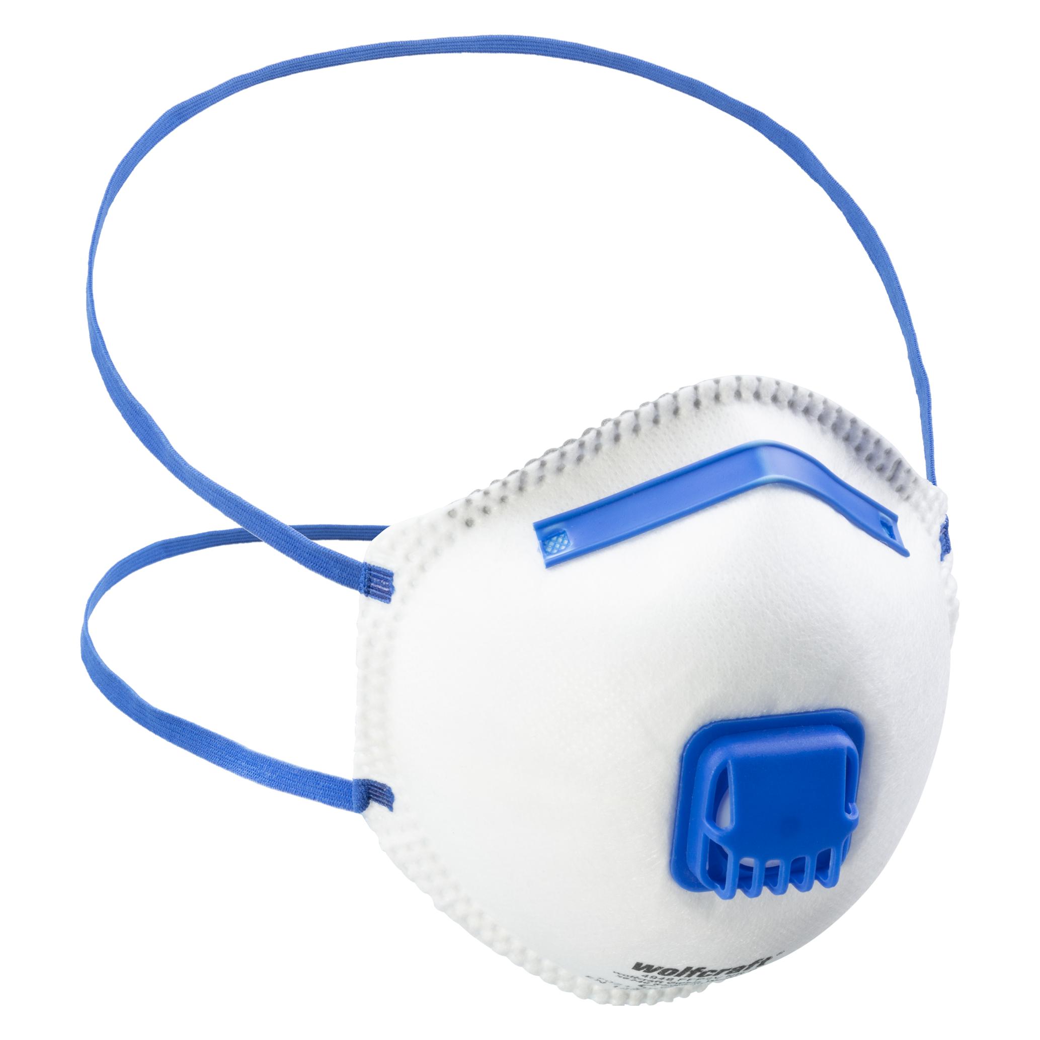 wolfcraft 15 Feinstaubmasken FFP2 V (CE) (FFP2 D, 15x) (4948000)