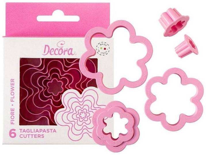 Decora Ausstecher Blume 6tlg