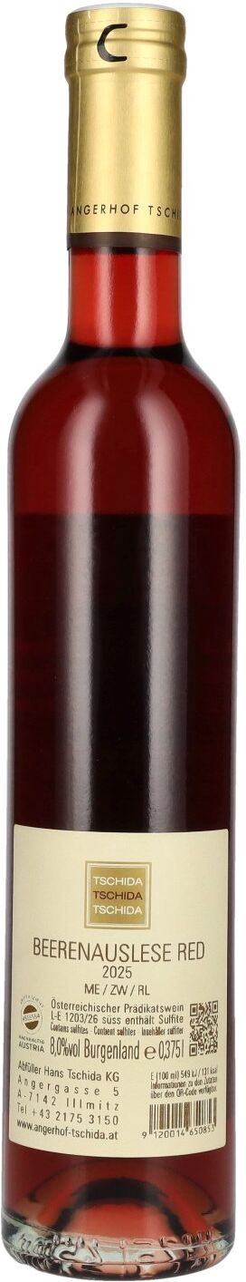 Weingut Tschida Tschida Angerhof BA Beerenauslese red 2025 8% Vol. 0,375l