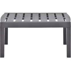 vidaXL Gartentisch Mokka 78×55×38 cm Kunststoff