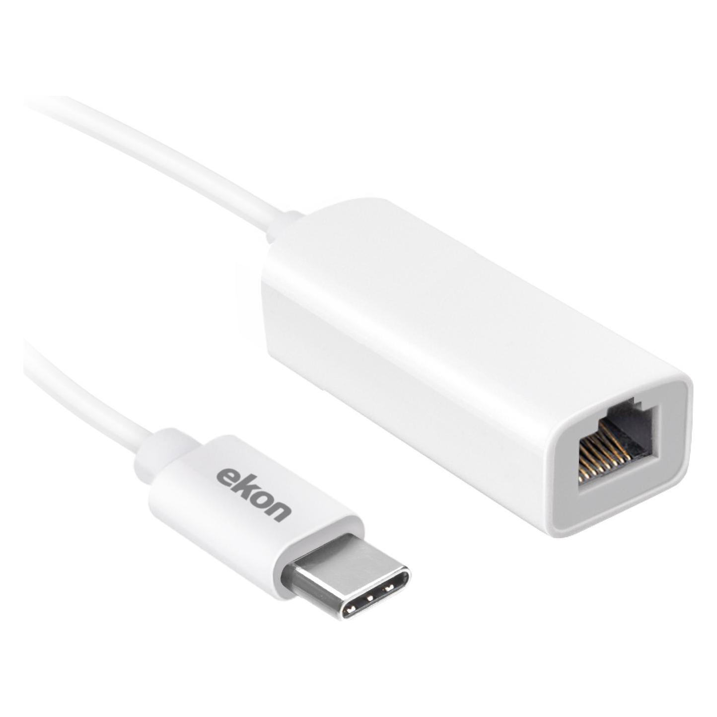 Ekon ADAT.USB TYPEC-ETHERNET () (USB-C, RJ45 (1x)) (ECITTYCLANMF)