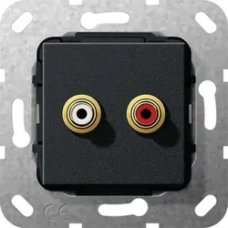 Gira Cinch Audio Lötanschluss 563210