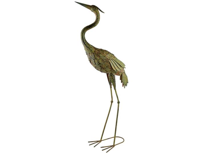 Mondex Figur Cedric Grün 50/18/95cm Metall, 20x60x60 cm, Dekoration, Dekofiguren & Skulpturen, Dekoobjekte