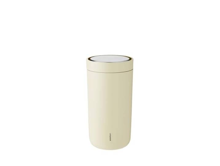 Stelton gobelet isotherme To Go Click\, acier inoxydable\, plastique\, Mellow Yellow\, 200 ml