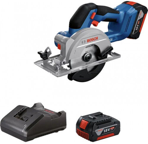 Bosch GKS 18V-51 PROFESSIONAL Scie circulaire sans fil, 2× 4,0Ah, GAL 18V-20 06019M3122