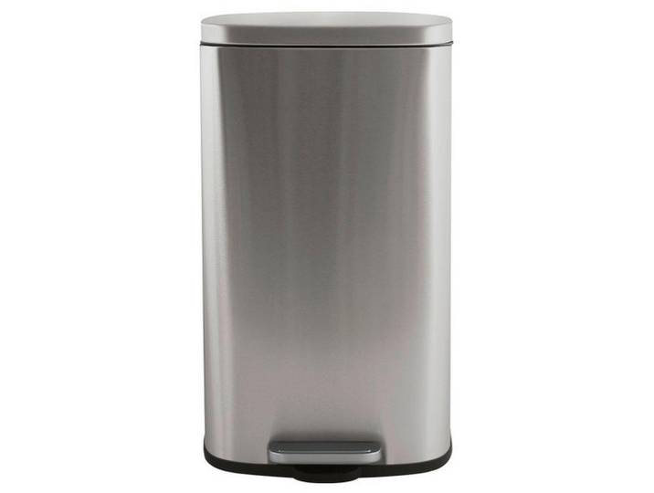 Spirella Treteimer, Silberfarben, Kunststoff, 50 l, 29.7x64.3x42.7 cm, Haushalt & Reinigung, Reinigung, Eimer & Abfallsysteme