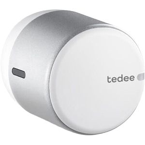 tedee Smartes-Türschloss Lock GO 2, weiß-silber, mit Bluetooth, App-fähig
