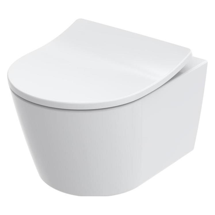TOTO RP Wand-WC Compact tief randlos für RP WC-Sitz Compact weiss (CW554Y)